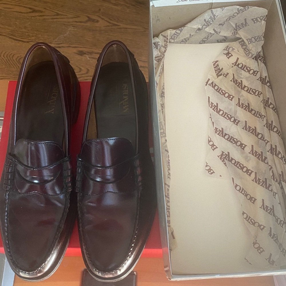 Bostonian Dark Brown Leather Loafers